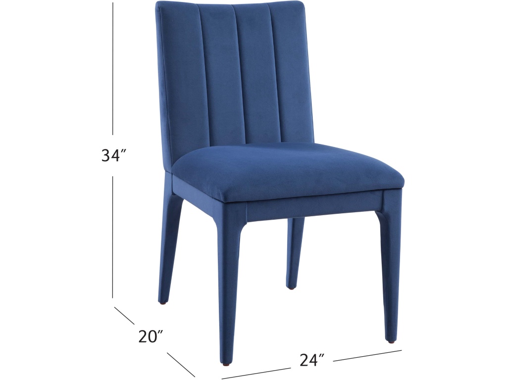 Brianne Navy Dining Chair - image 4