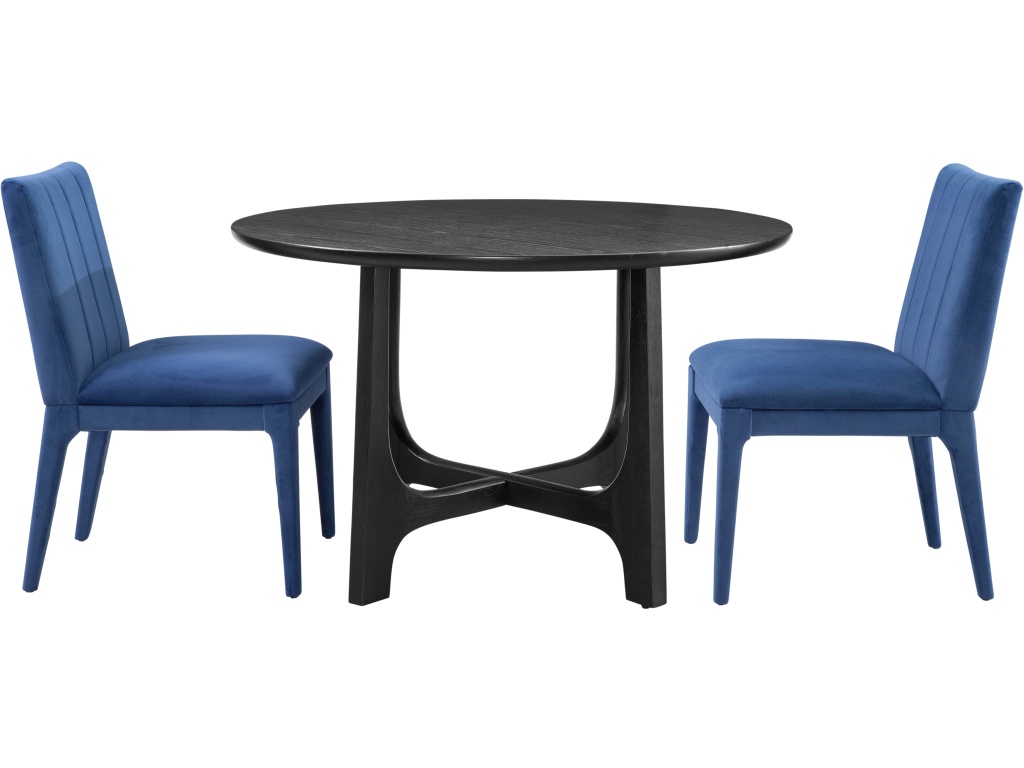Brianne Navy Dining Chair - image 3