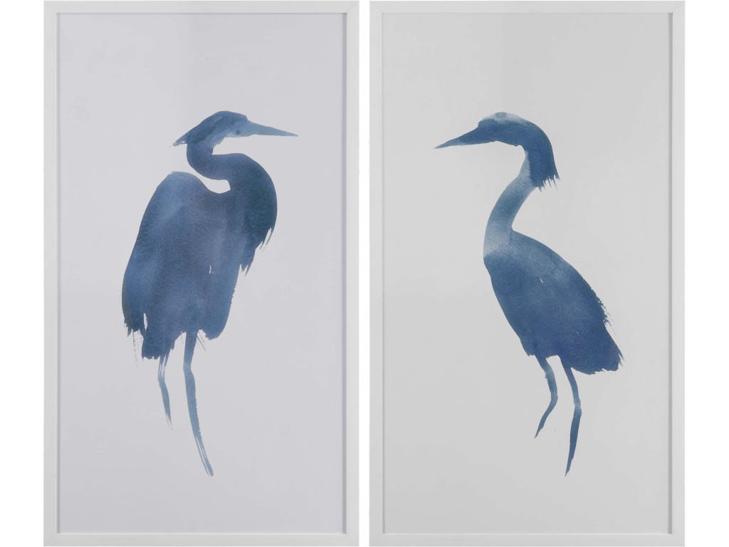 Heron in Blue I - image 2