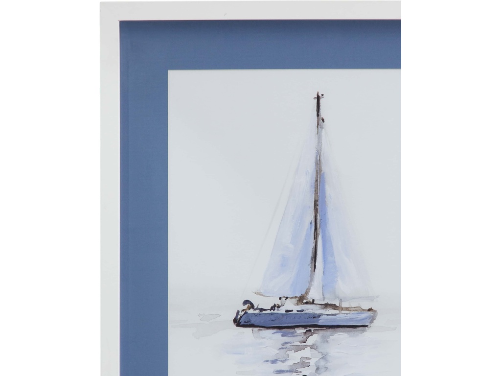 Mirrored Sailboat I - image 1