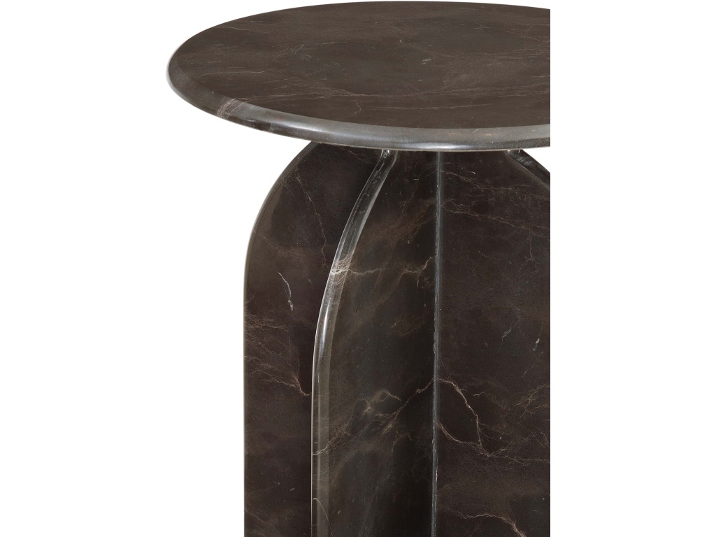 Abbey Brown Accent Table - image 1