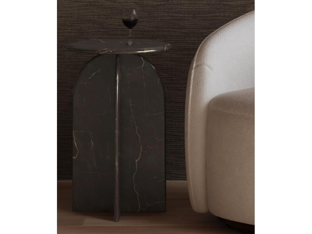Abbey Brown Accent Table - image 4