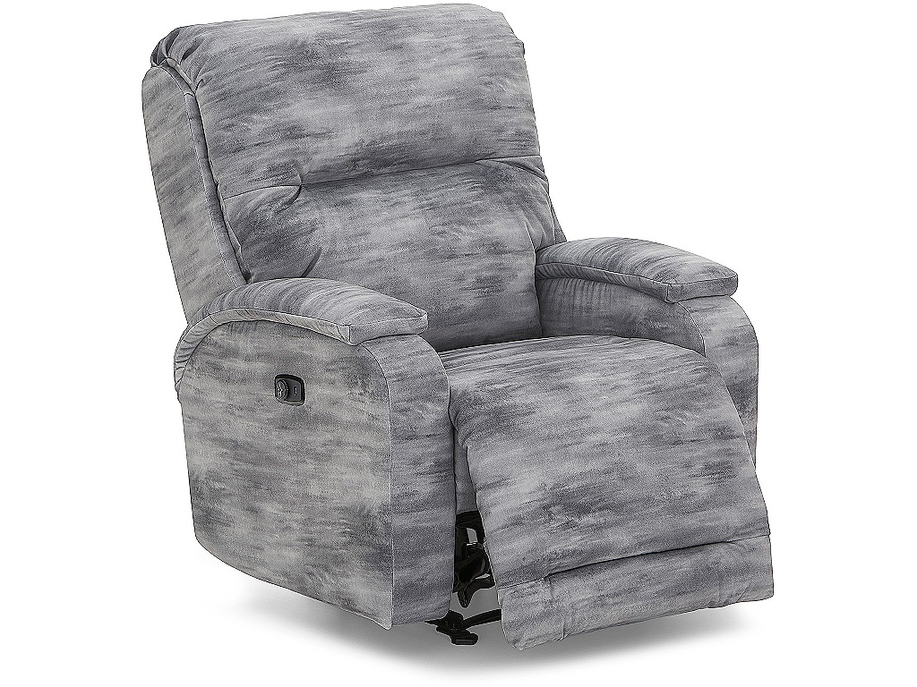 Best Home Furnishings Maverly Pillow Cushioned Recliner, alternate view 1