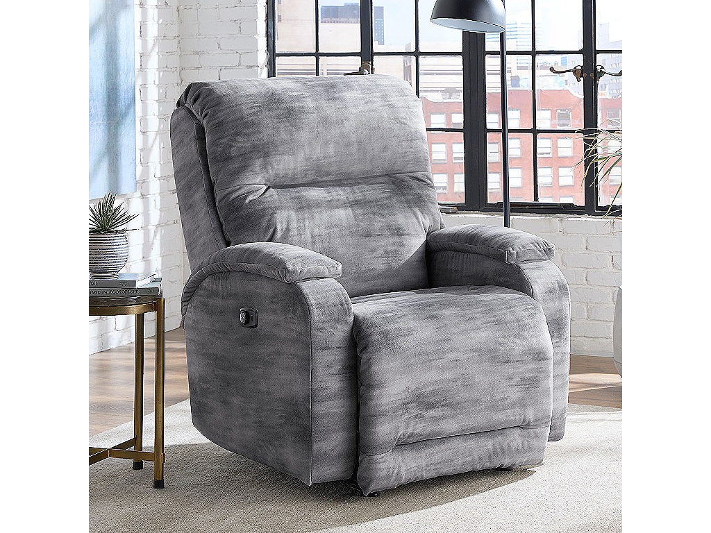 Best Home Furnishings Maverly Pillow Cushioned Recliner, alternate view 17
