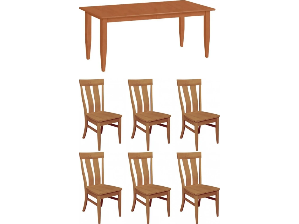 7 PC Dining Set - Maple - main image