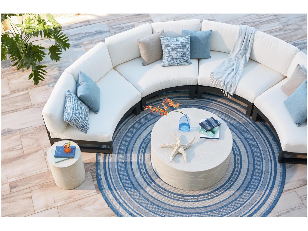 Bonavista Outdoor Curved Armless Sectional - image 2