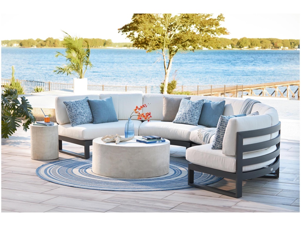 Bonavista Outdoor Curved Armless Sectional - image 3