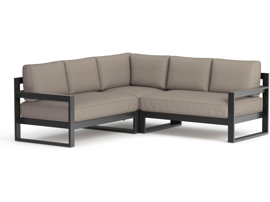 Bonavista Outdoor Track Arm Sectional - main image