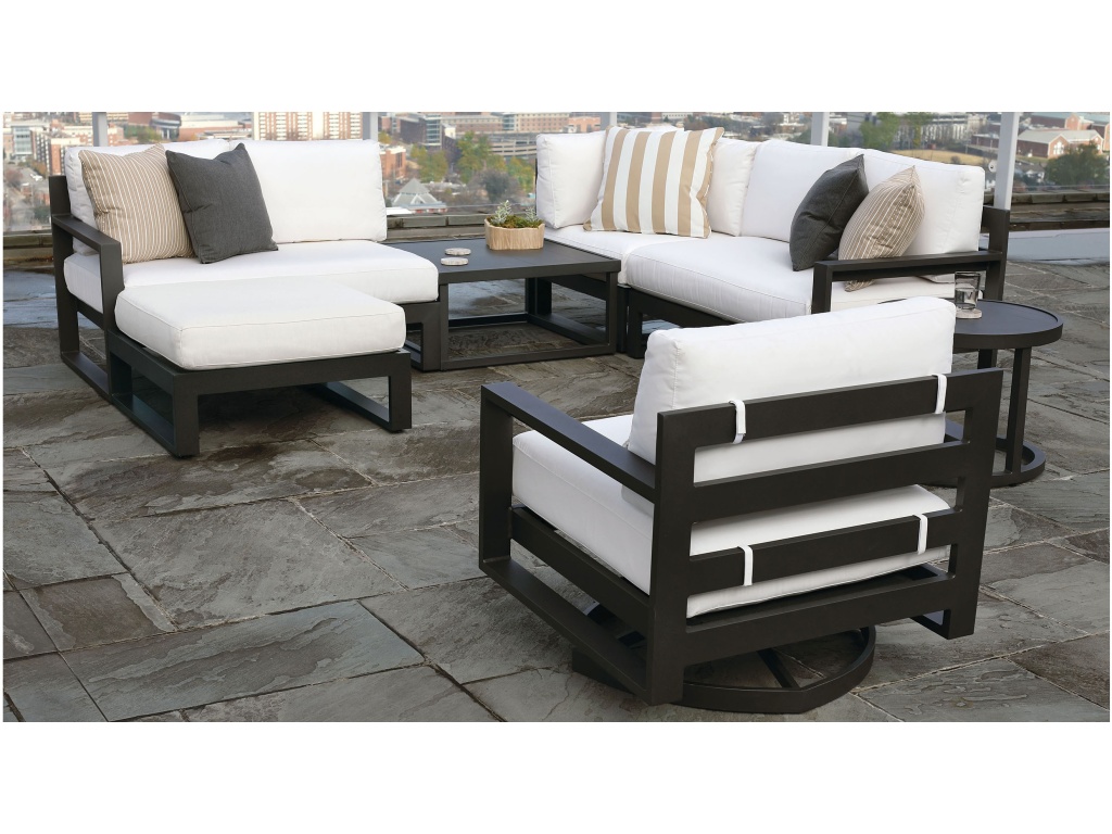 Bonavista Outdoor Track Arm Sectional - image 1