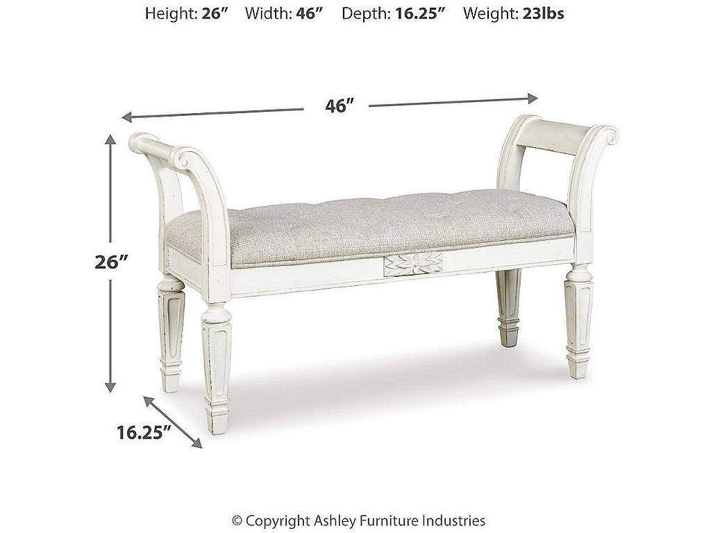 Realyn Accent Bench - image 3