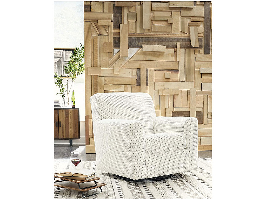 Herstow Swivel Glider Accent Chair - image 1