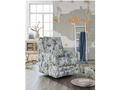 Dustinford Swivel Glider Accent Chair