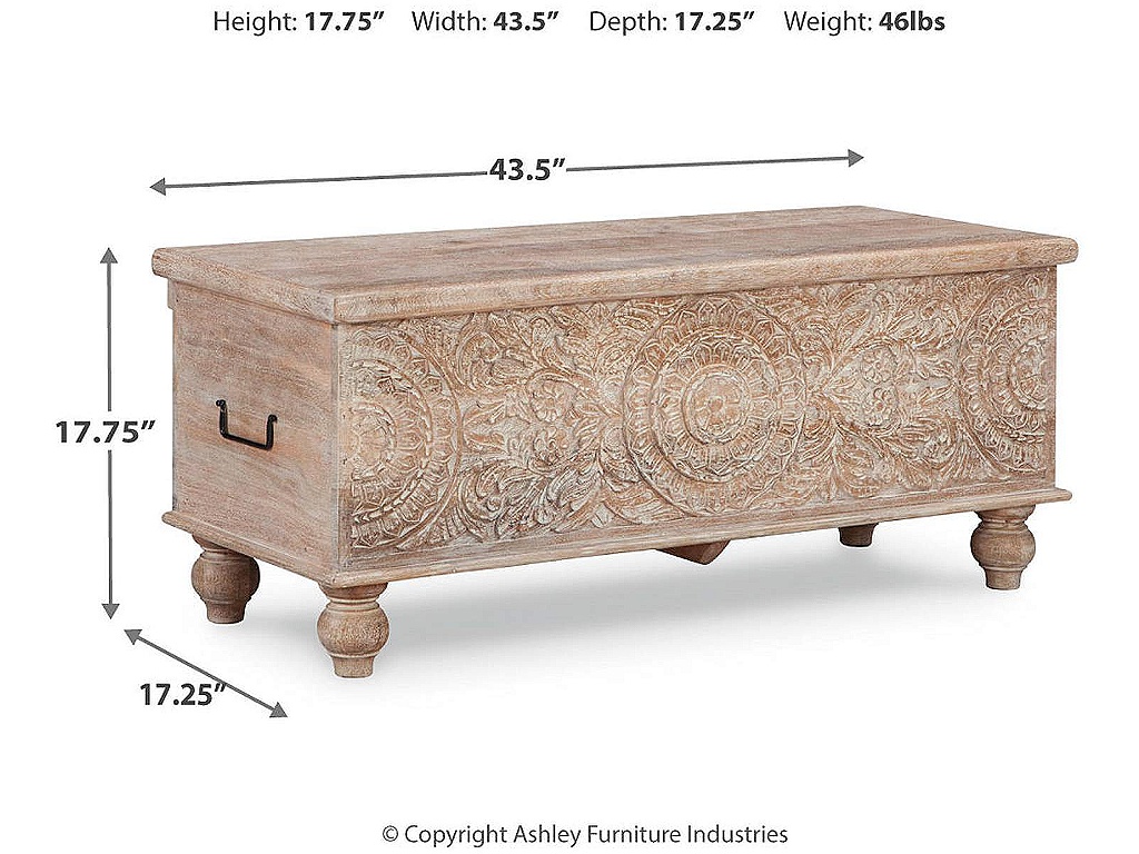 Fossil Ridge Storage Bench - image 3