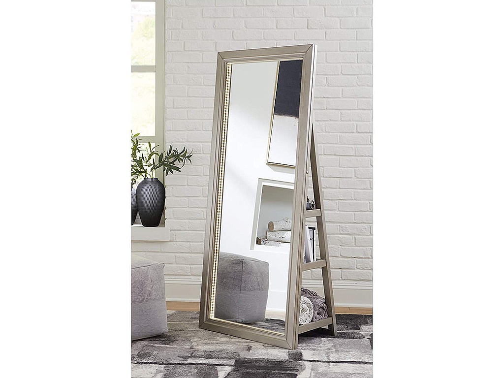 Evesen Floor Standing Mirror with Storage - image 1
