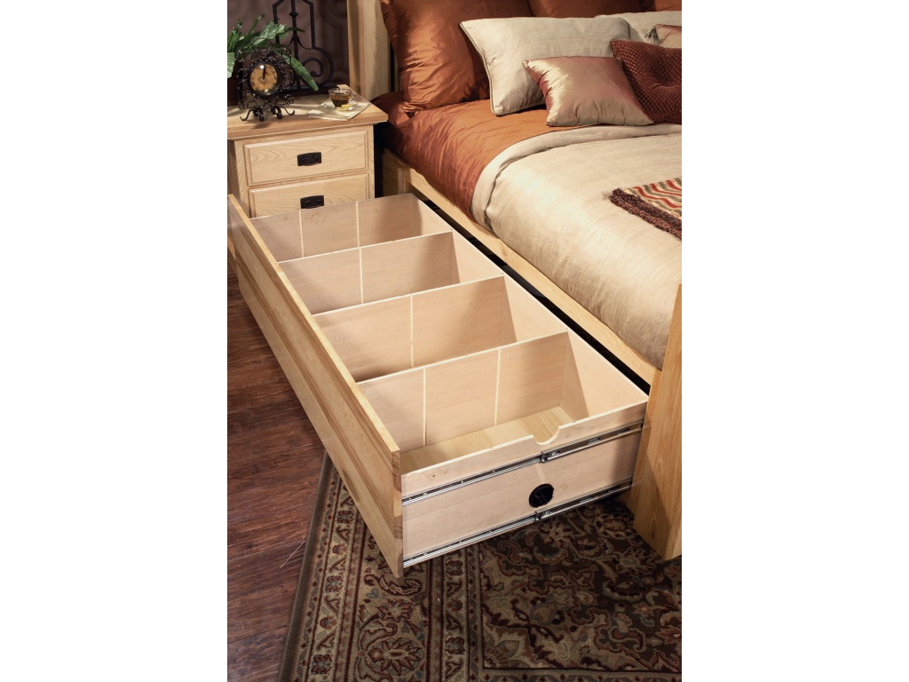 Queen Arch Storage Bed - image 1