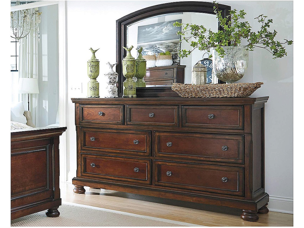 Porter Queen Panel Bed, Dresser, Mirror and Nightstand - image 13