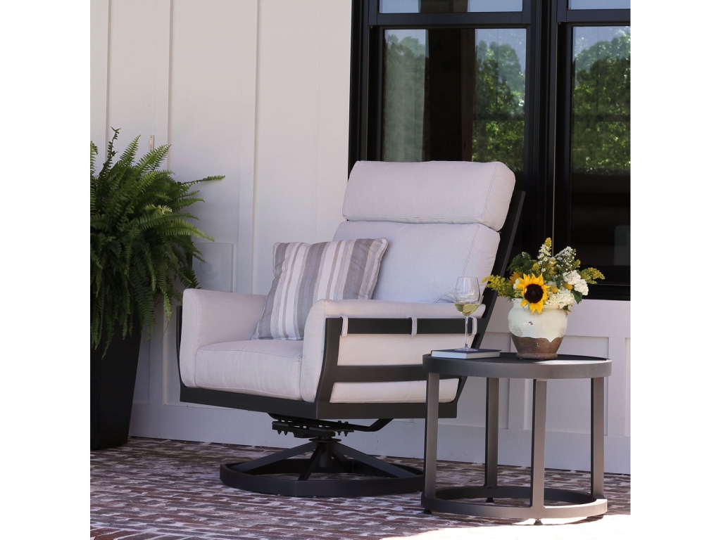 Arley Outdoor Track Arm Swivel Rocker - image 4