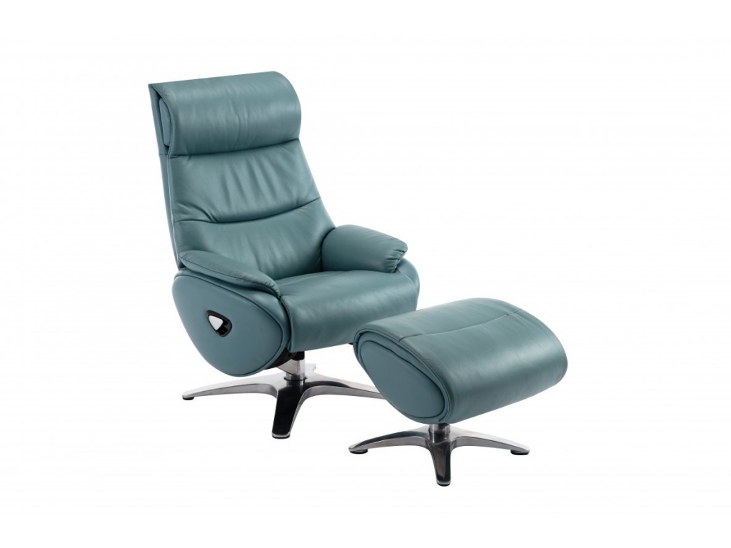 Adler Pedestal Reclining Chair & Ottoman - main image