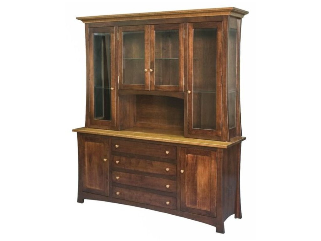Townline Arlington 4 Door Hutch Hutch Cabinet, alternate view 1