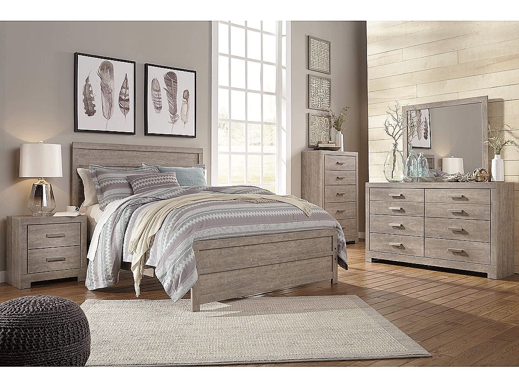 Culverbach Queen Panel Bed, Dresser, Mirror, Chest and 2 Nightstands - image 13