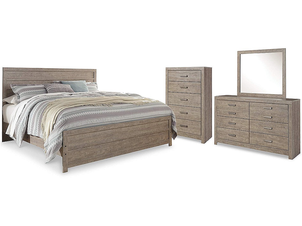 Culverbach King Panel Bed, Dresser, Mirror and Chest - main image