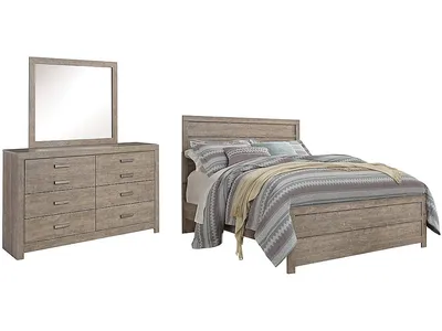 Culverbach Queen Panel Bed, Dresser and Mirror