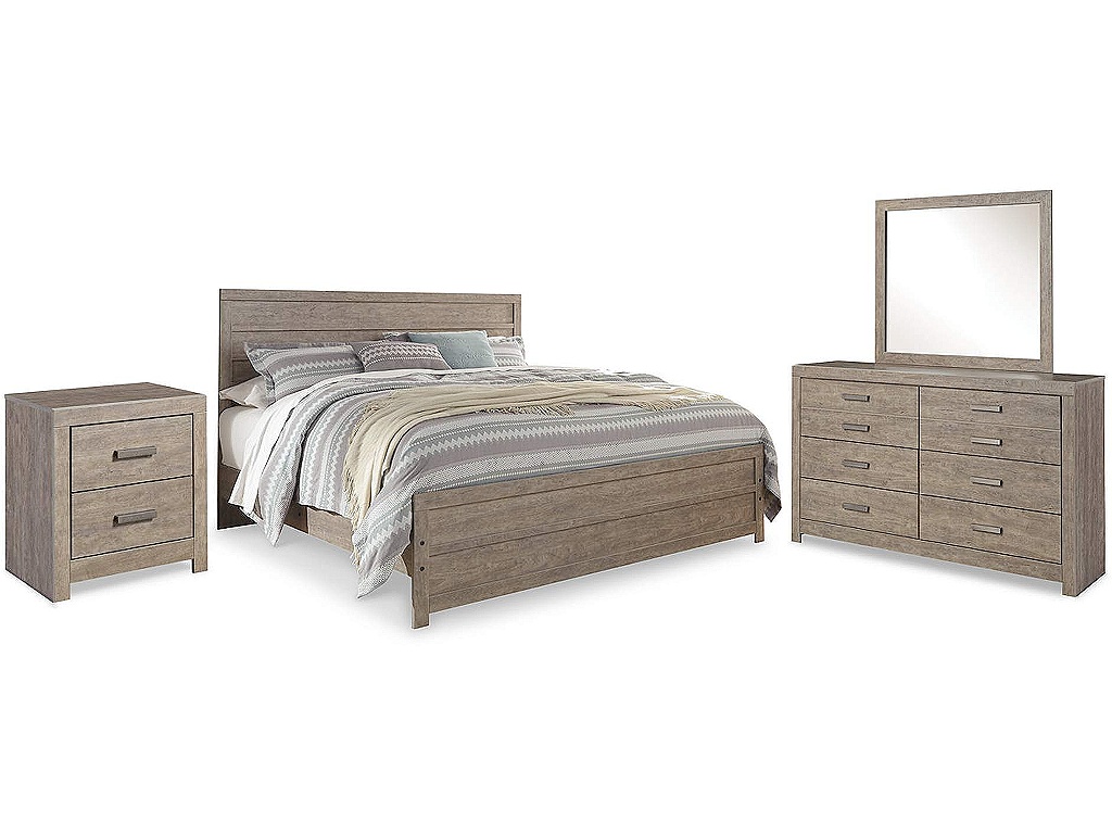 Culverbach King Panel Bed, Dresser, Mirror and Nightstand - main image