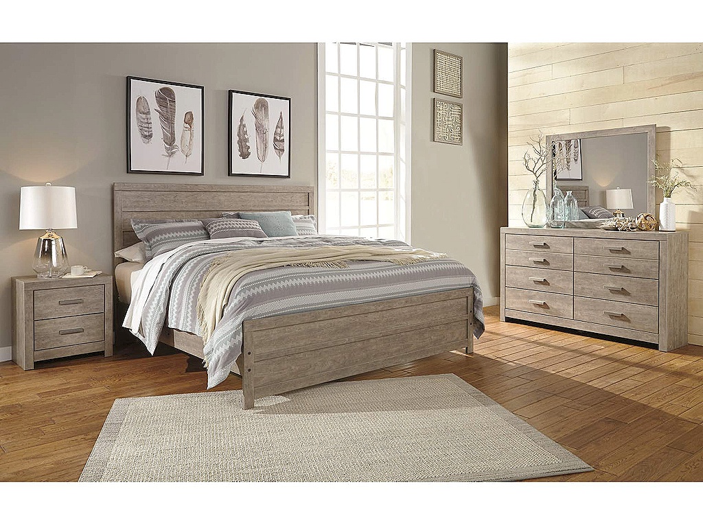 Culverbach King Panel Bed, Dresser and Mirror - main image