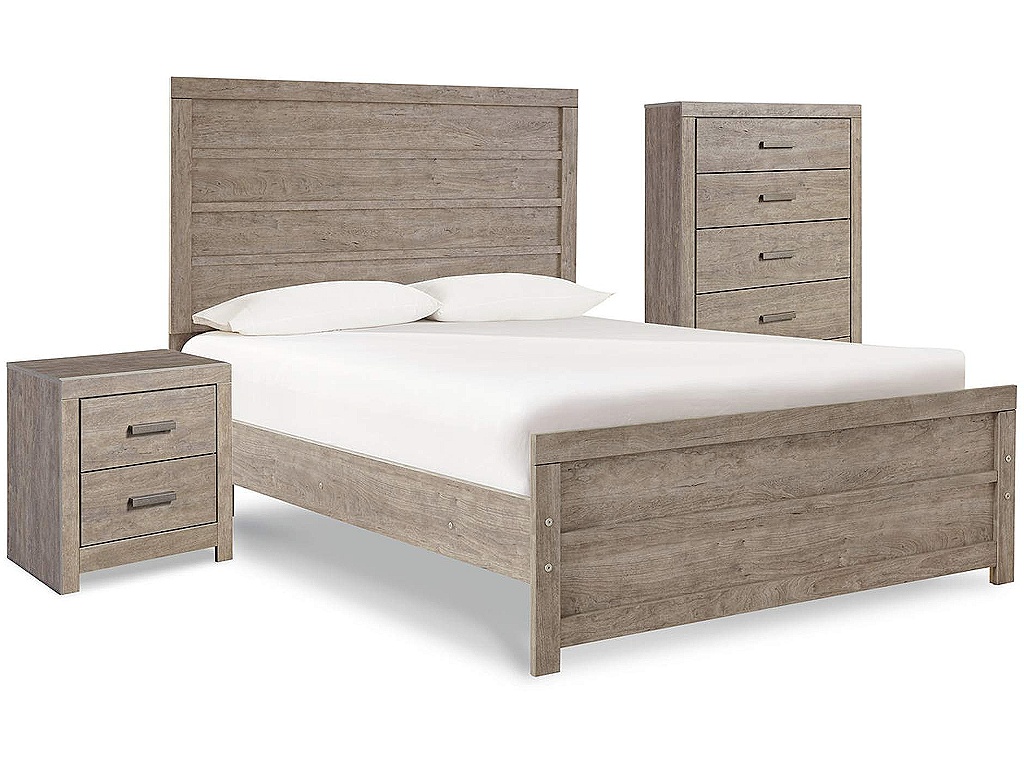 Culverbach Full Panel Bed with Chest of Drawers and Nightstand - main image