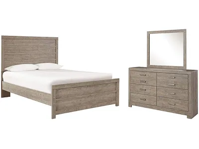 Culverbach Full Panel Bed, Dresser and Mirror