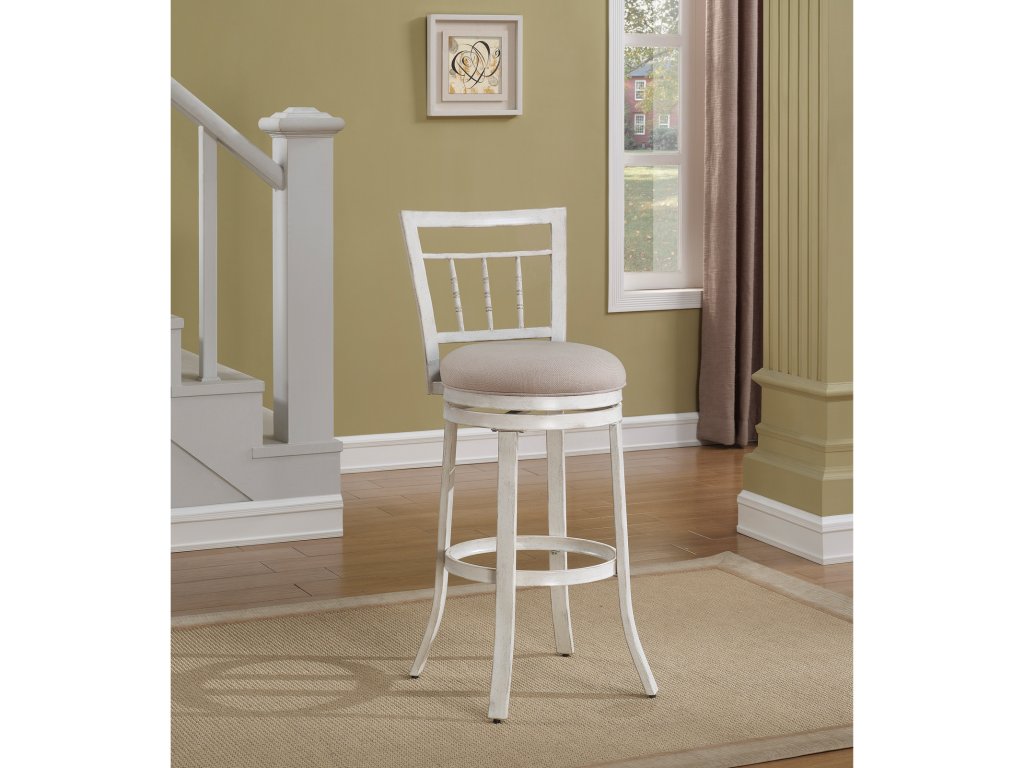 B1-153 Palazzo Barstool Stool W/ Back-Metal Frame - main image