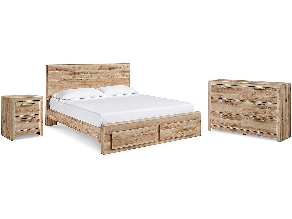 Hyanna Queen Panel Storage Bed with Dresser and Nightstand - main image