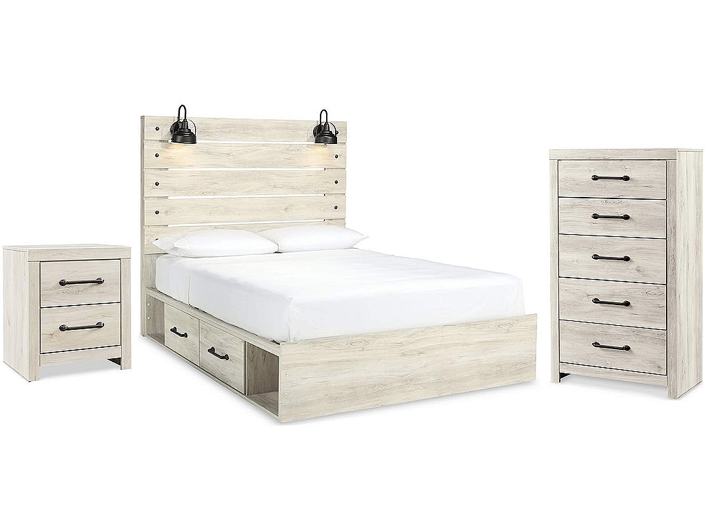 Cambeck Queen Storage Bed, Chest and Nightstand - main image