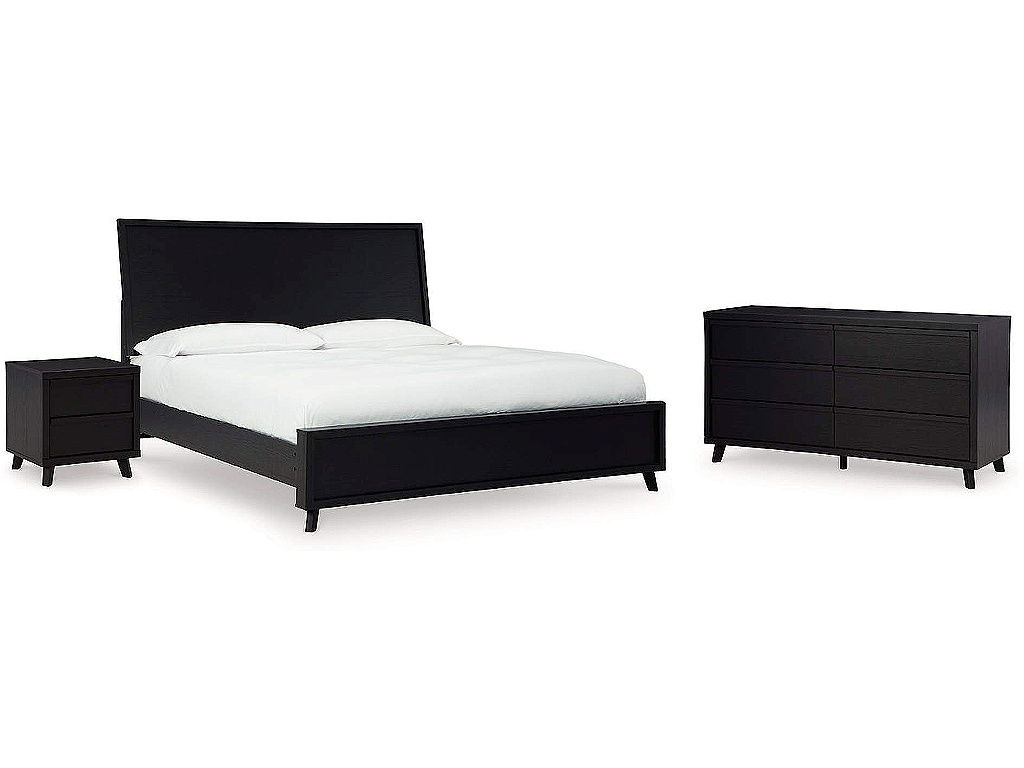 Danziar King Panel Bed, Dresser and Nightstand - image 1