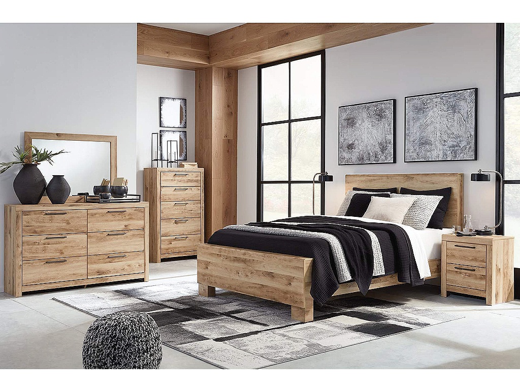 Hyanna Queen Panel Bed, Dresser, Mirror, and Nightstand - image 15