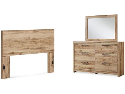 Hyanna Queen Panel Headboard, Dresser and Mirror