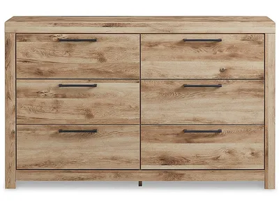 Hyanna King Panel Storage Bed with Dresser and Nightstand - Alternative View
