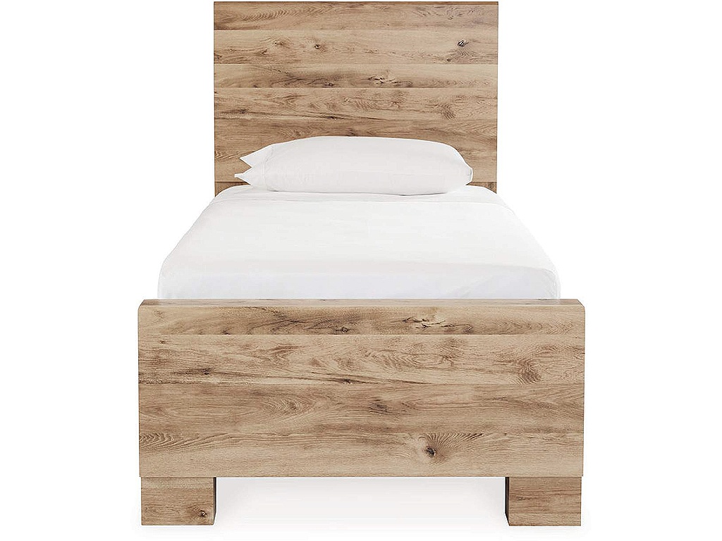 Hyanna Twin Panel Bed with 2 Side Storage, Dresser and Mirror - image 4