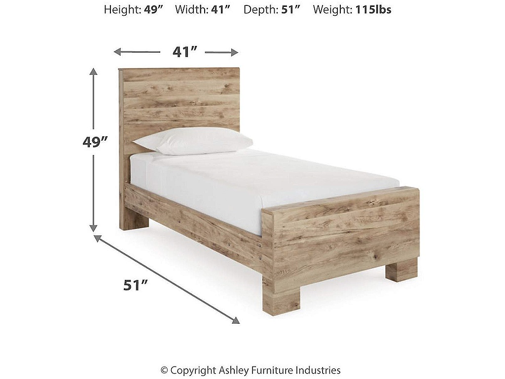 Hyanna Twin Panel Bed, Dresser and Mirror - image 7