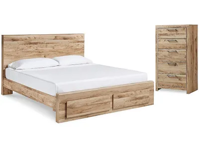 Hyanna Queen Panel Storage Bed and Chest