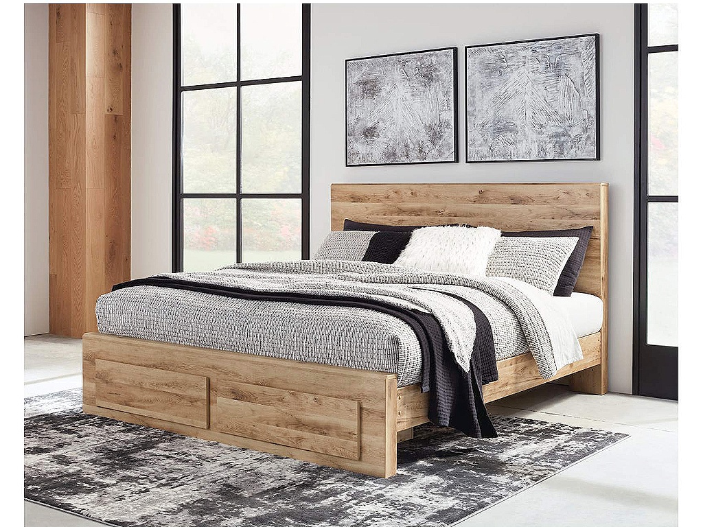 Hyanna King Panel Storage Bed, Dresser and 2 Nightstands - image 19
