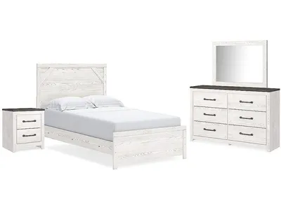 Gerridan Full Panel Bed, Dresser, Mirror and Nightstand