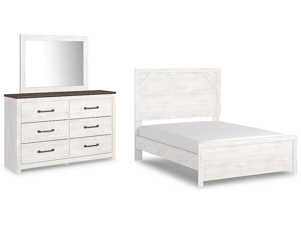 Gerridan Full Panel Bed with Dresser and Mirror - main image