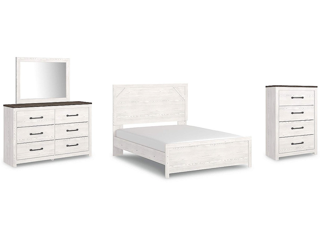 Gerridan Queen Panel Bed, Dresser, Mirror, and Chest - main image