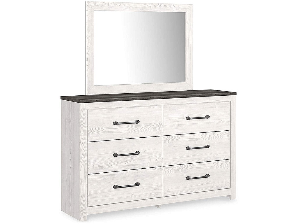 Gerridan Queen Bed with Mirrored Dresser and Nightstand - image 2