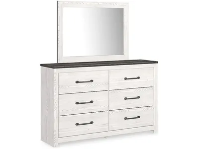 Gerridan Full Panel Bed with Dresser and Mirror