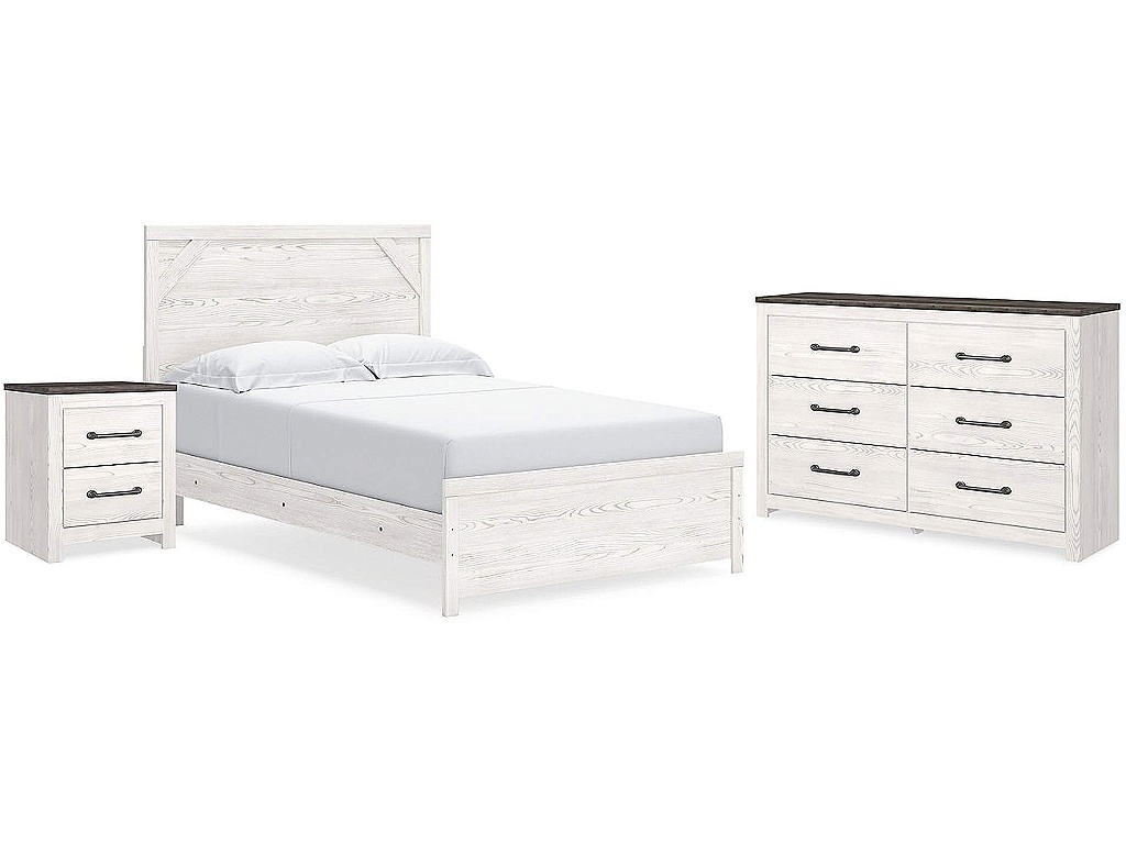 Gerridan Queen Panel Bed, Dresser and Nightstand - main image