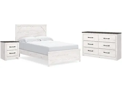Gerridan Queen Panel Bed, Dresser and Nightstand