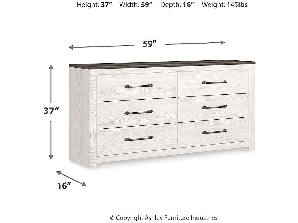 Gerridan Queen Panel Bed, Dresser and Nightstand - image 20