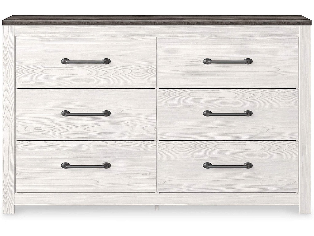 Gerridan Queen Panel Bed, Dresser, Mirror, and 2 Nightstands - image 3
